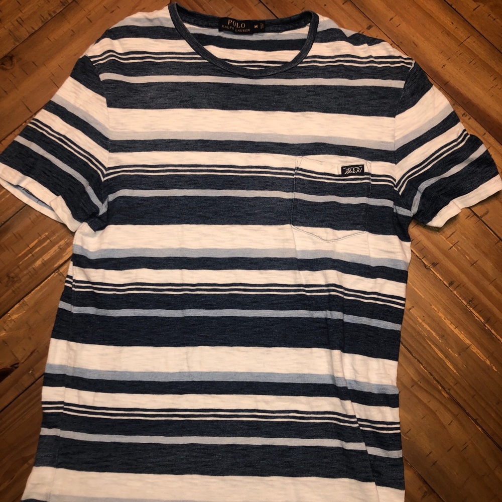 Polo striped tee szMed from more expensive RL line